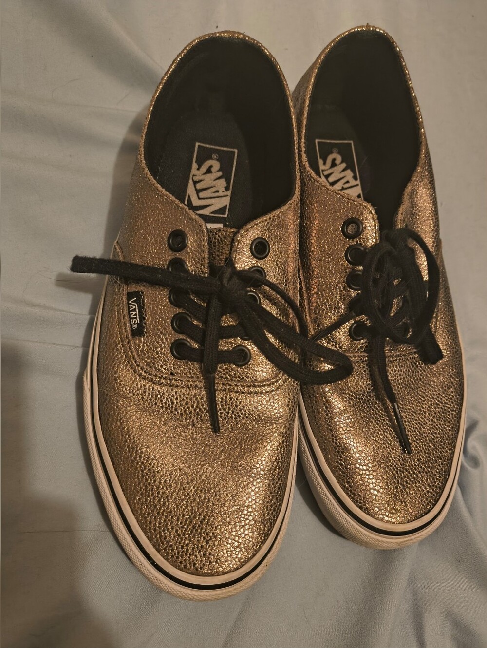 Vans Gold Low-Top Sneakers